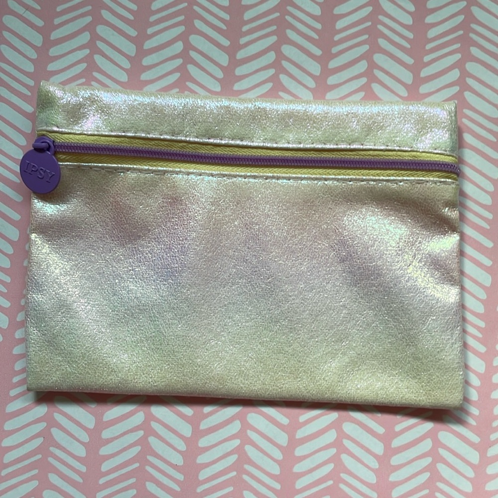 Ipsy glam bag pouch - September 2022 iridescent cosmetic pouch